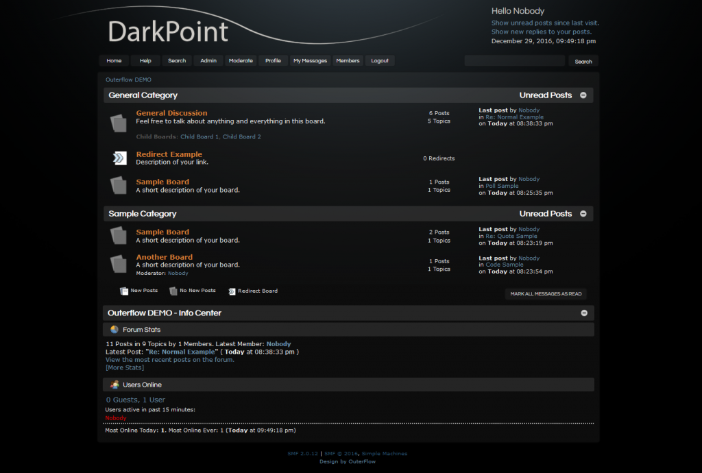 Darkpoint forum for SMF Outerflow